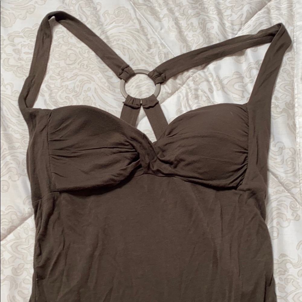 Olive green Bebe tank